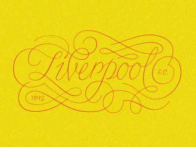 LFC deco english fc football lfc liverpool ornaments script soccer type typography