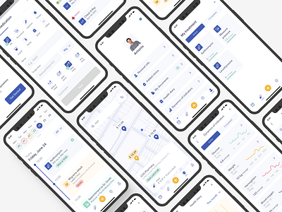 Health Treatment Mobile App android app application branding design graphic design health ios mobile app treatment ui ui design ux ux design