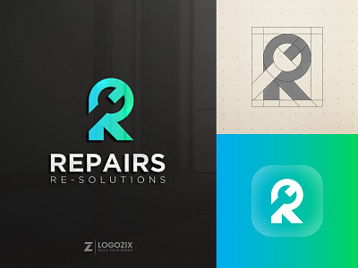 Repairs branding fiverr logo graphic design logo logo agency logo design logo designer logoinspiration minimalist