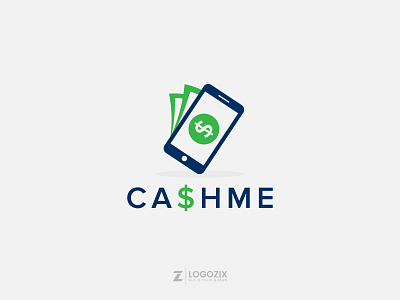 CA$HME branding cash logo design digital money logo fiverr logo graphic design logo logo design logo designer minimalist money logo