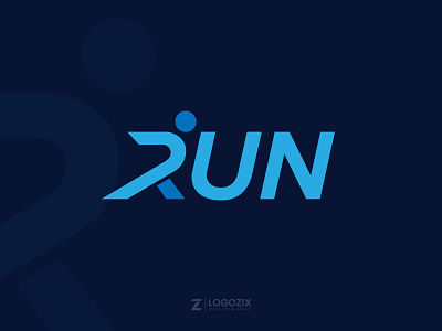 Run branding flat logo gradient logo logo logo design logo designer minimalist modern logo run run logo wordmark logo