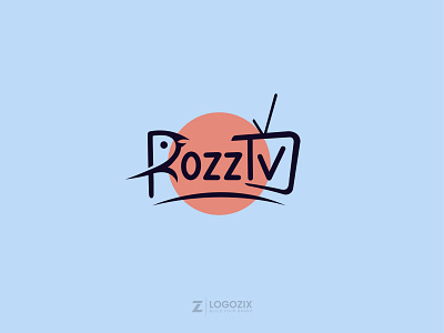 RoozTv branding design fiverr logo graphic design illustration logo logo design logo designer minimalist rooztv logo stream logo tvlogo typography