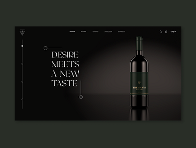 Trevisani Winery • Landing Page Concept concept design landingpage landingpagedesign ui uidesign uiux ux web website