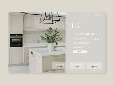 Kitchen Furniture Shop • Site Concept concept design landingpage landingpagedesign ui uidesign uiux ux web website