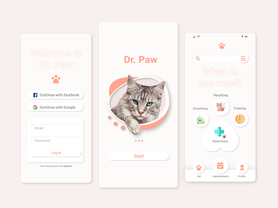 Pet Care App Concept