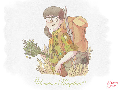 Moonrise Kingdom 2d 2d art art artwork cinema creative digital art digital illustration fanart films illustration ilustración moonrise kingdom movies photoshop wes anderson