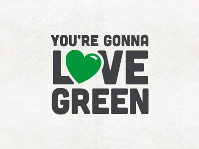 Luv Green green guide heart home logo