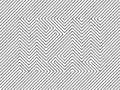 I-C-U Maze lines maze vector