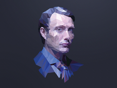 Hannibal Poly hannibal lowpoly portrait