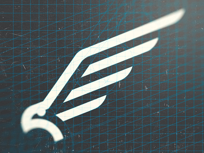 Eagle Logo bird eagle fly grid hawk logo vector wing