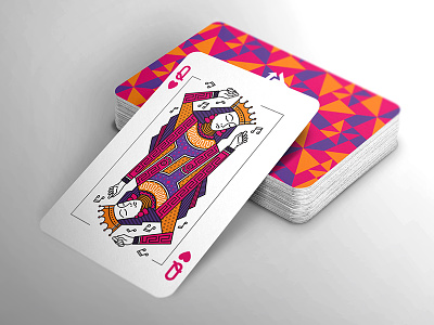 Queen of Hearts cards casino club party deck of cards design hearts illustration mark queen queen of hearts vector