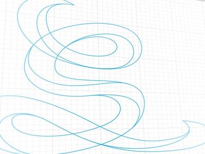 S... WIP curves logo s type vector