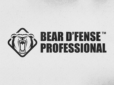 Bear D'fence bear icon logo mark