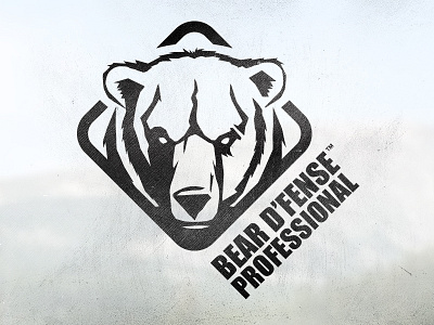 BearDfence v3 bear icon logo mark spray