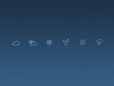 Weather icons blue cloudy icons rain snowflake sun thunder weather