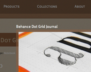 BDGJ browns ecommerce journals orange overlay previews