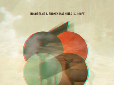 Holobeams Single Artwork abstract art cover dreamy electronic gasgow music scotland spectroscopic texture warm