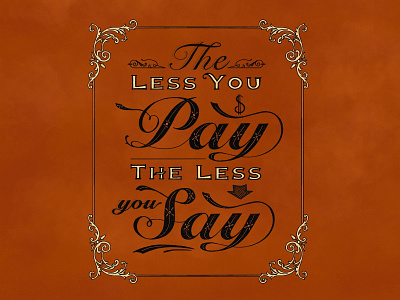Client Rules - Vintage Style Lettering