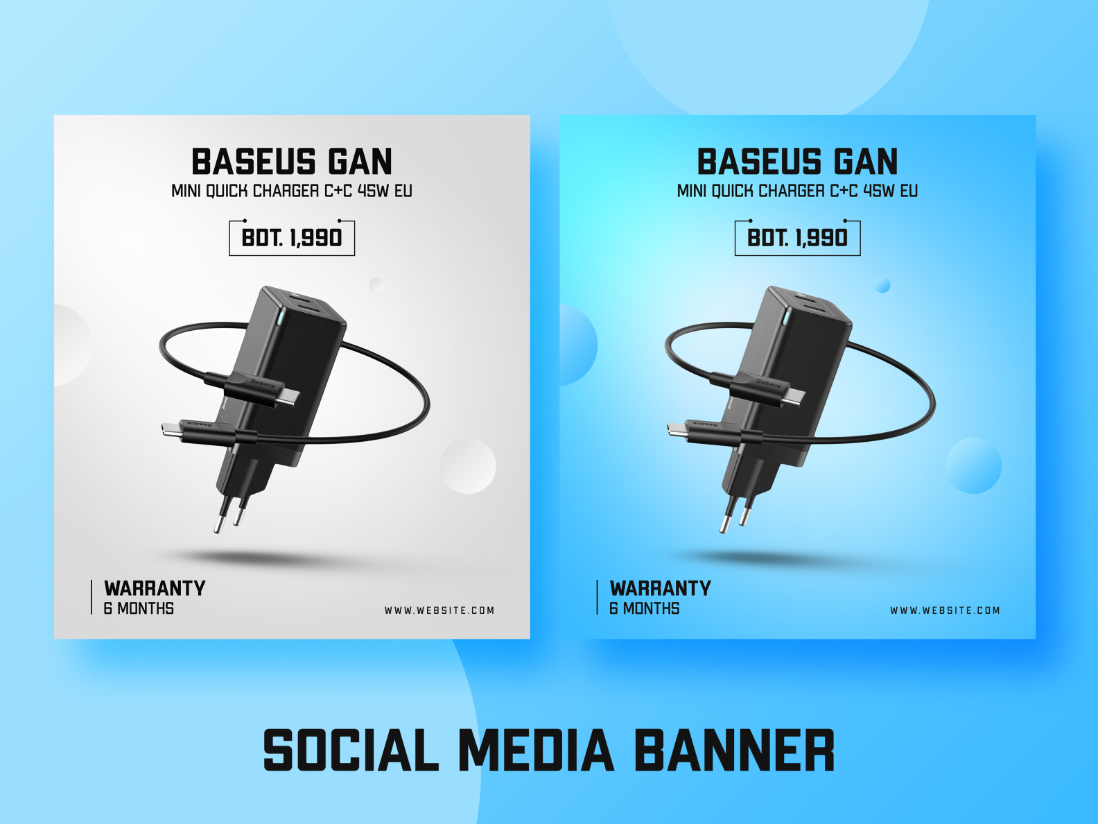 Social Media Banner Templates | Web Banner Ads Design by Shuvojit ...