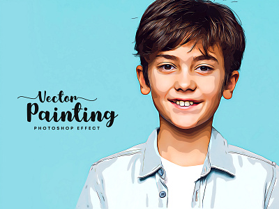 Vector Painting Photoshop Effect