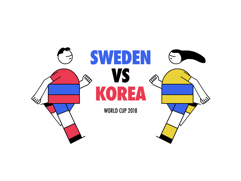 World Cup character football gif korea loop soccer sweden