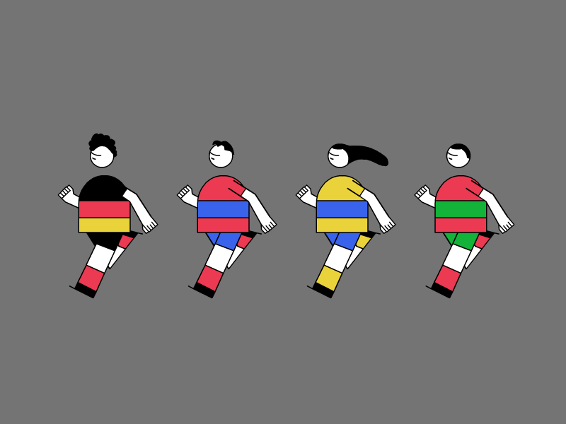 Group F animation football gif loop soccer world cup