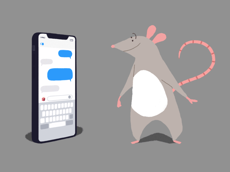 Rat texting