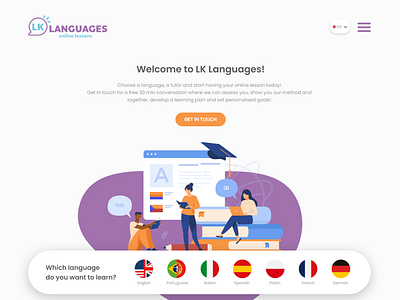 Language Learning Website