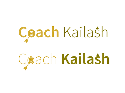 Coach Kailash - a social media influencer branding graphic design logo wordmark