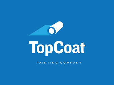 Topcoat Painting Company identity logo odie paint painting