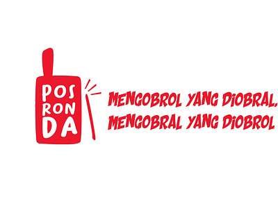 Pos Ronda Logo animation branding corporate design icon illustration logo logo design mockup podcast ui vector