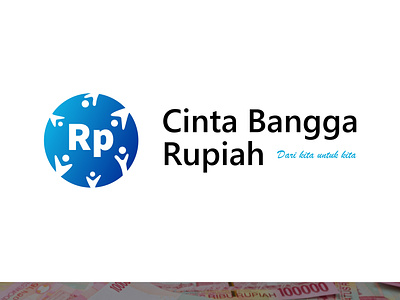 Cinta Bangga Paham Rupiah Logo Design branding corporate graphic design illustration logo logo design vector