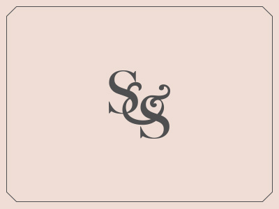 Strother & Sarah ampersand elegant marriage monogram s sophisticated wedding