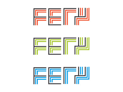 FETY Logo / Graphic acronyms badge flag symbol
