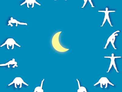 Ayurvedic Tip: Moon Salutations