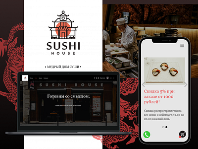 Sushi Restaurant Desktop/Mobile App preview