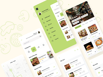 DeliverMe - Dlivery/E-commerce mobile application android app design delivery food ios app design mobile mobile app mobile app design mobile ui uxui
