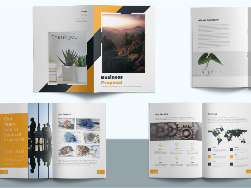 Company Proposal 12 page by S.M.Salman on Dribbble