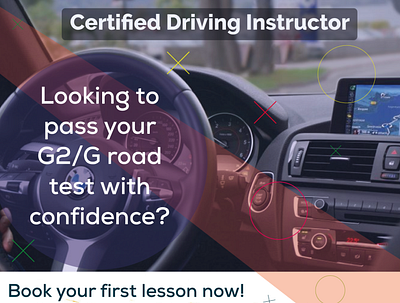 Driving Instructor Poster brochure broucher brouchure design poster poster design social media