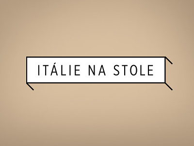 "Italy on the table" – italian food e-shop logo