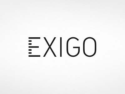 This is how Exigo logo turned out 3d exact logo measurement