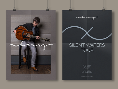 Vlny – posters band logo poster redesign waves