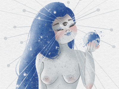 Vision fairy illustration mystic woman woman illustration