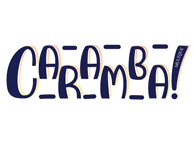 Tipo Caramba after animation design effects graphic gráfico letrismo lettering tipografia type typography