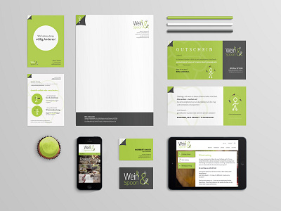 Wein & Spoon corporate design logo design web design