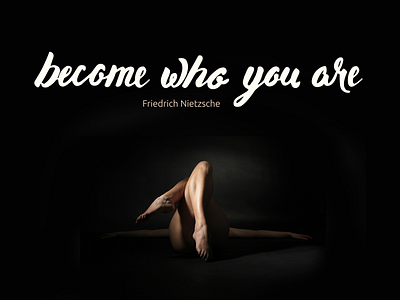 become who you are