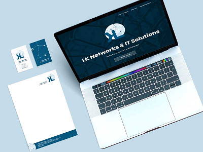 LK Networks & IT-Solutions branding business cards corporate design stationery design web design