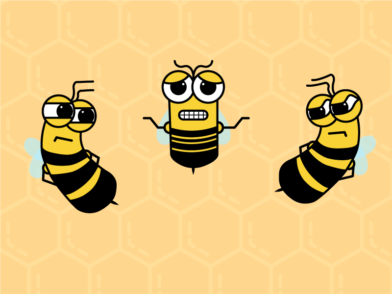 What type of bee can't make up its mind? A MayBee by Jessie Bohannon on  Dribbble