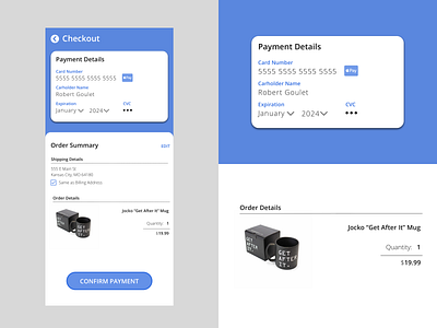 checkout payment form dailyui