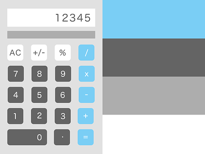 calculator calculator dailyui flatdesign